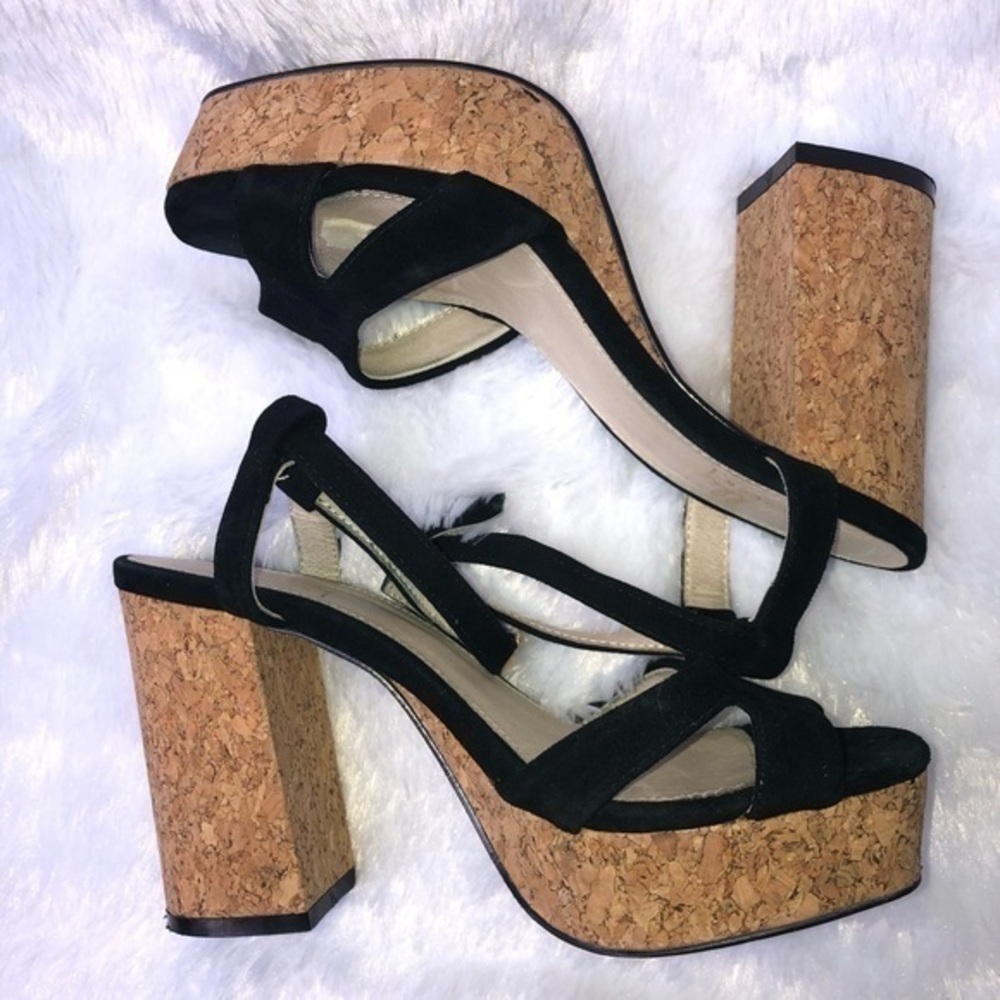 Shelly’s Block Wedge Heels - image 5